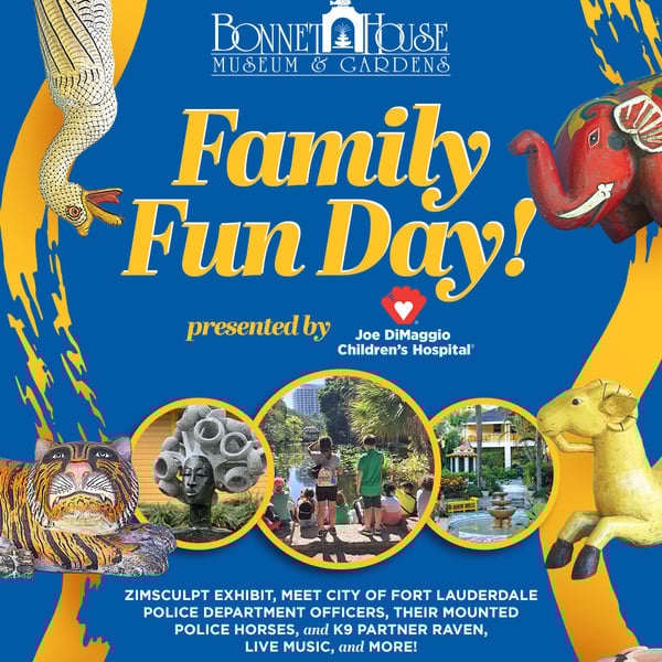 Family Fun Day at Bonnet House Museum & Gardens