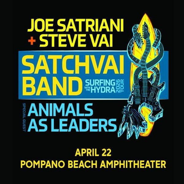 SatchVai Band Ft Joe Satriani & Steve Vai with Animals As Leaders