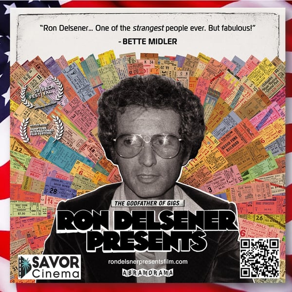 Ron Delsener Presents at Savor Cinema