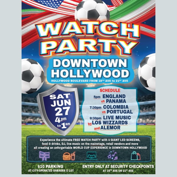Downtown Hollywood World Cup Watch Party 