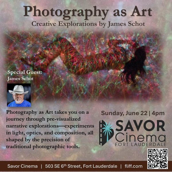 Photography as Art at Savor Cinema