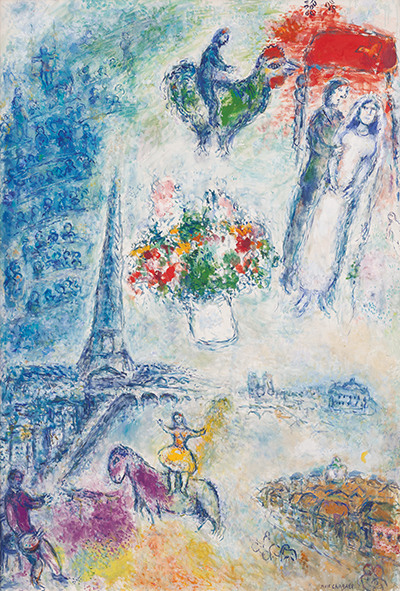 ART-MIAMI-Chagal-Les-Maries-dans-le-ciel-de-Paris-1980-81