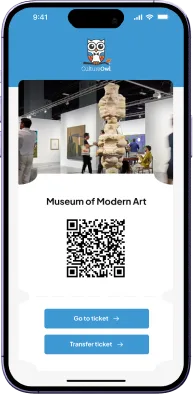Phone view of a city cultural event on CultureOwl