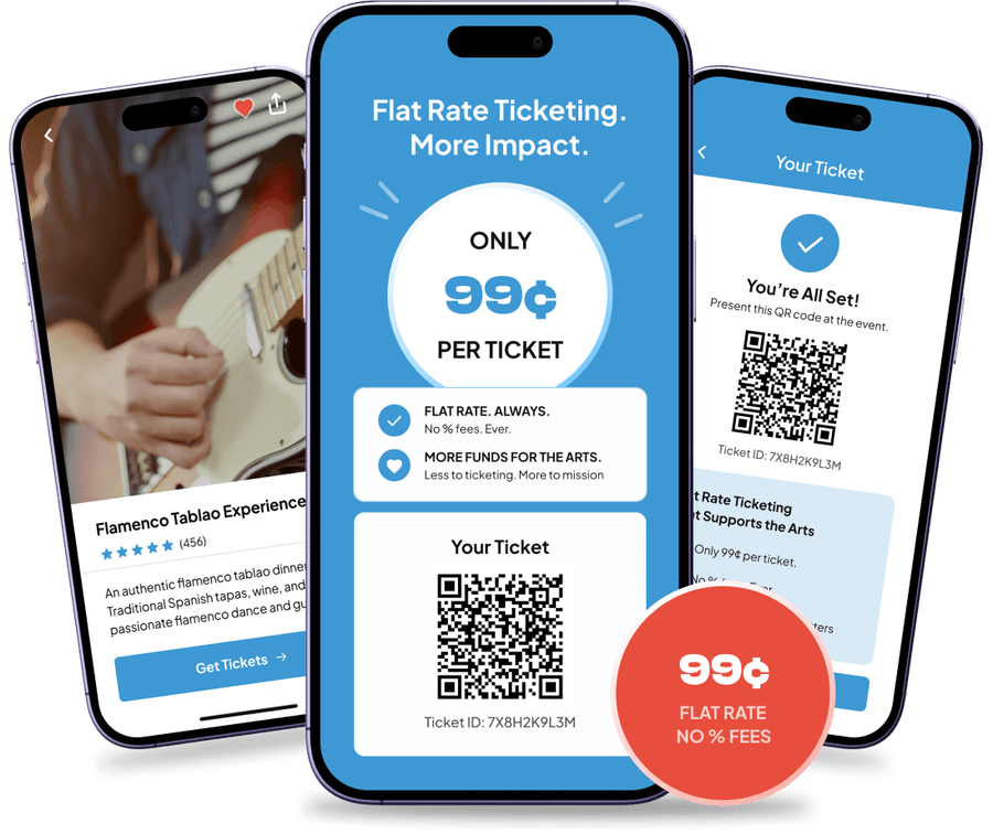 Comedy ticketing mobile experience