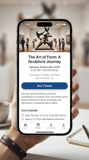 CultureOwl audience growth tools connected to a reserved-seating event