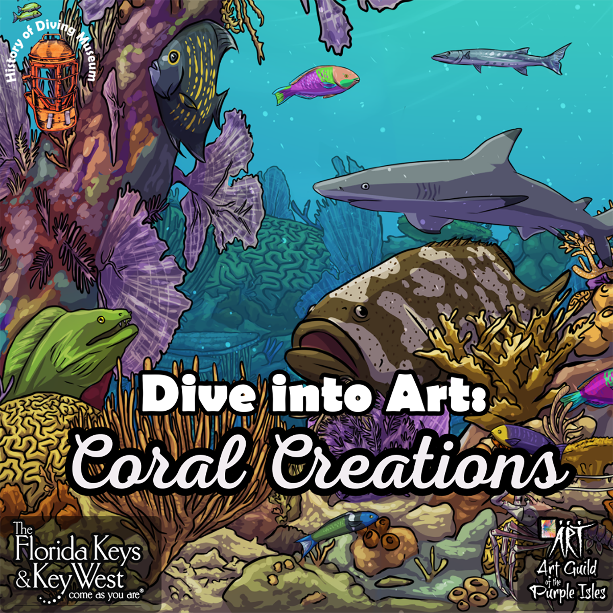 Dive Into Art: Coral Creations Featured Exhibit