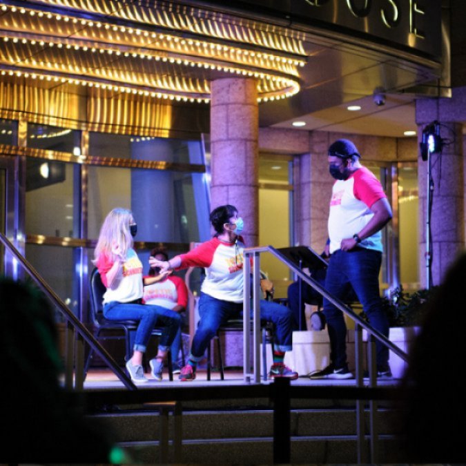 ZOETIC STAGE TURNS TO THINK-FAST IMPROV AS THEATER STARTS TO REGROUP