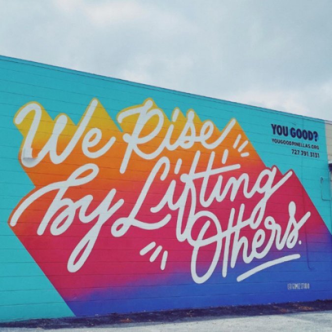 SHINE Mural Honors Health Care Heroes