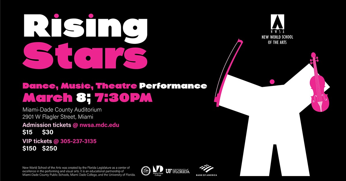 NEW WORLD SCHOOL OF THE ARTS RISING STARS SHOWCASES THE BEST OF THE BEST!