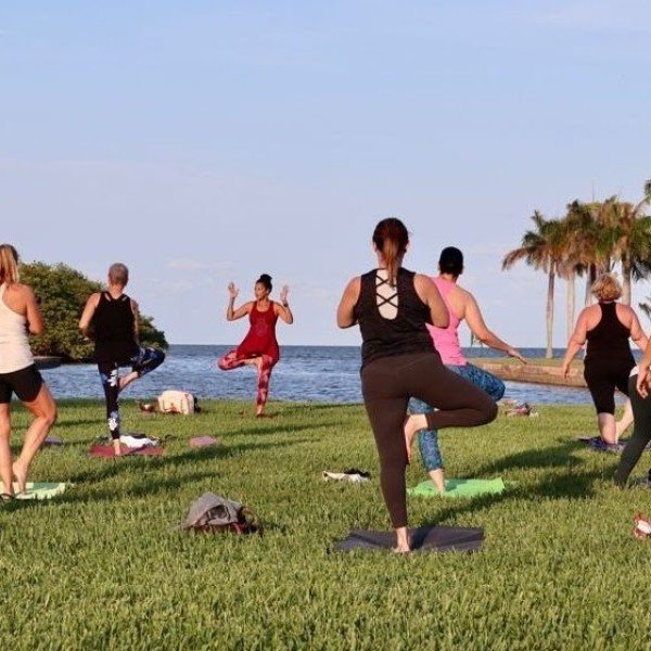 Full Moon Yoga at Deering Estate, May 2024