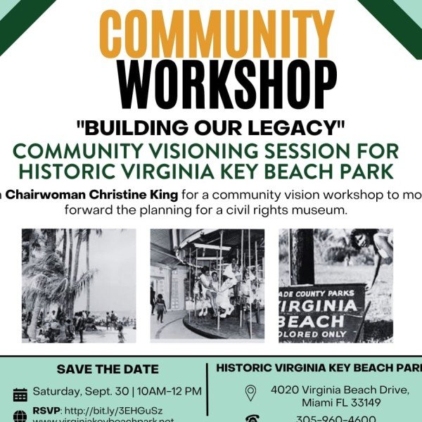 COMMUNITY WORKSHOP: "BUILDING OUR LEGACY"