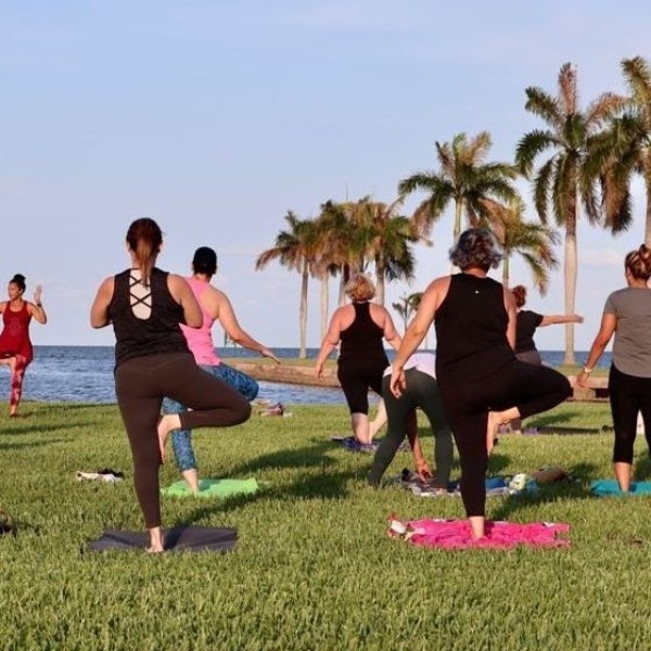 Full Moon Yoga at Deering Estate, August 2023