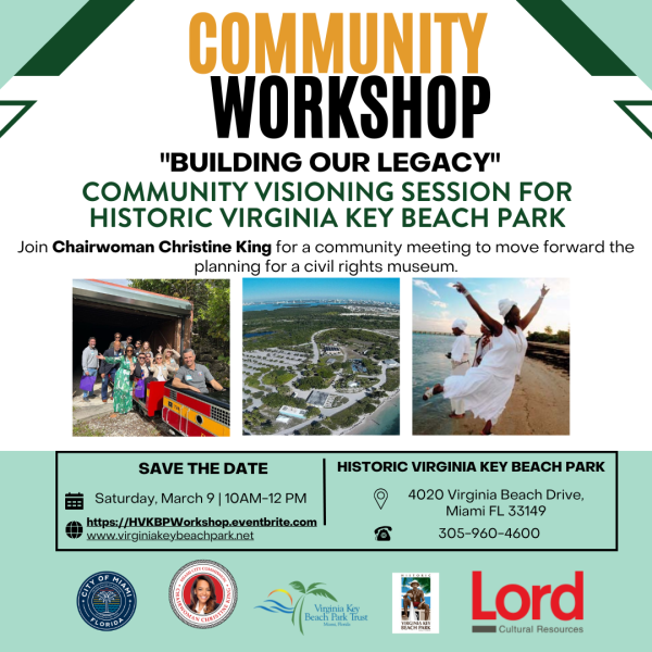 Historic Virginia Key Beach Park Community Workshop