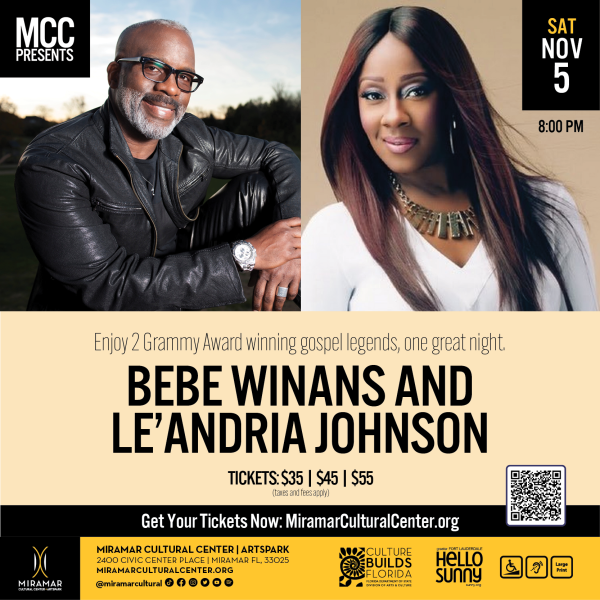 Bebe Winans and Le'Andria Johnson
