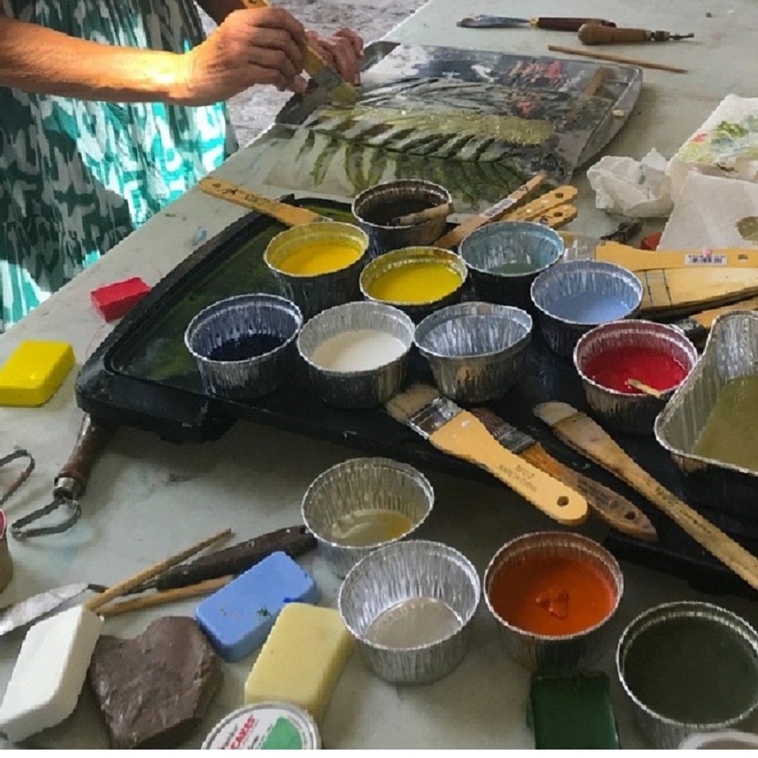 Encaustic Workshop at Deering Estate