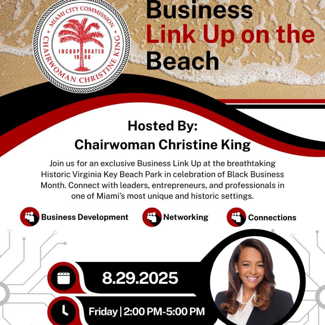 Business Link Up on the Beach Hosted by Chairwoman Christine King