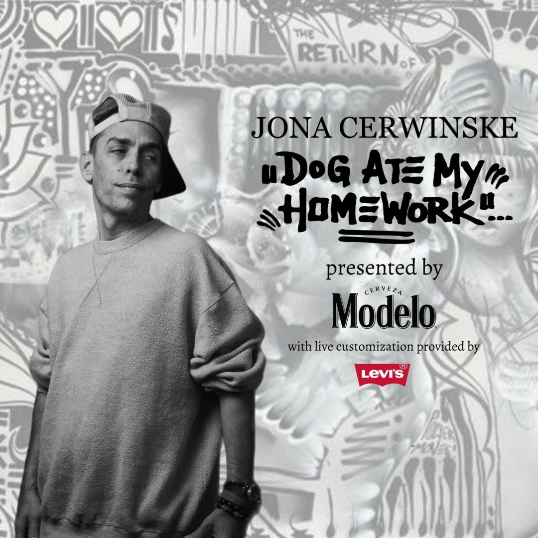 Modelo Presents Opening of Jona Cerwinske Solo Show "Dog Ate My Homework"