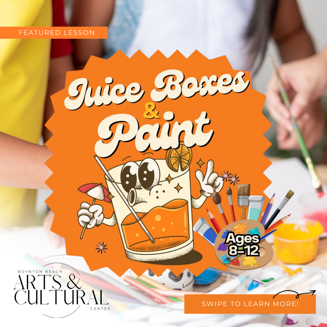 Juice Boxes and Paint: Cultural Art Series for Youth