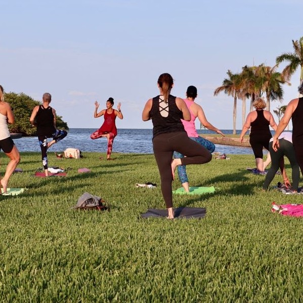 Full Moon Yoga at Deering Estate
