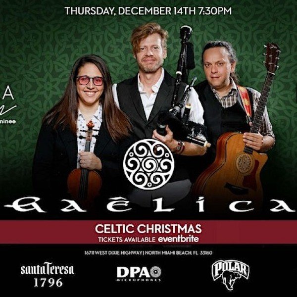 Music @ The Monastery - Daniela Padrón presents Gaêlica's Celtic Christmas