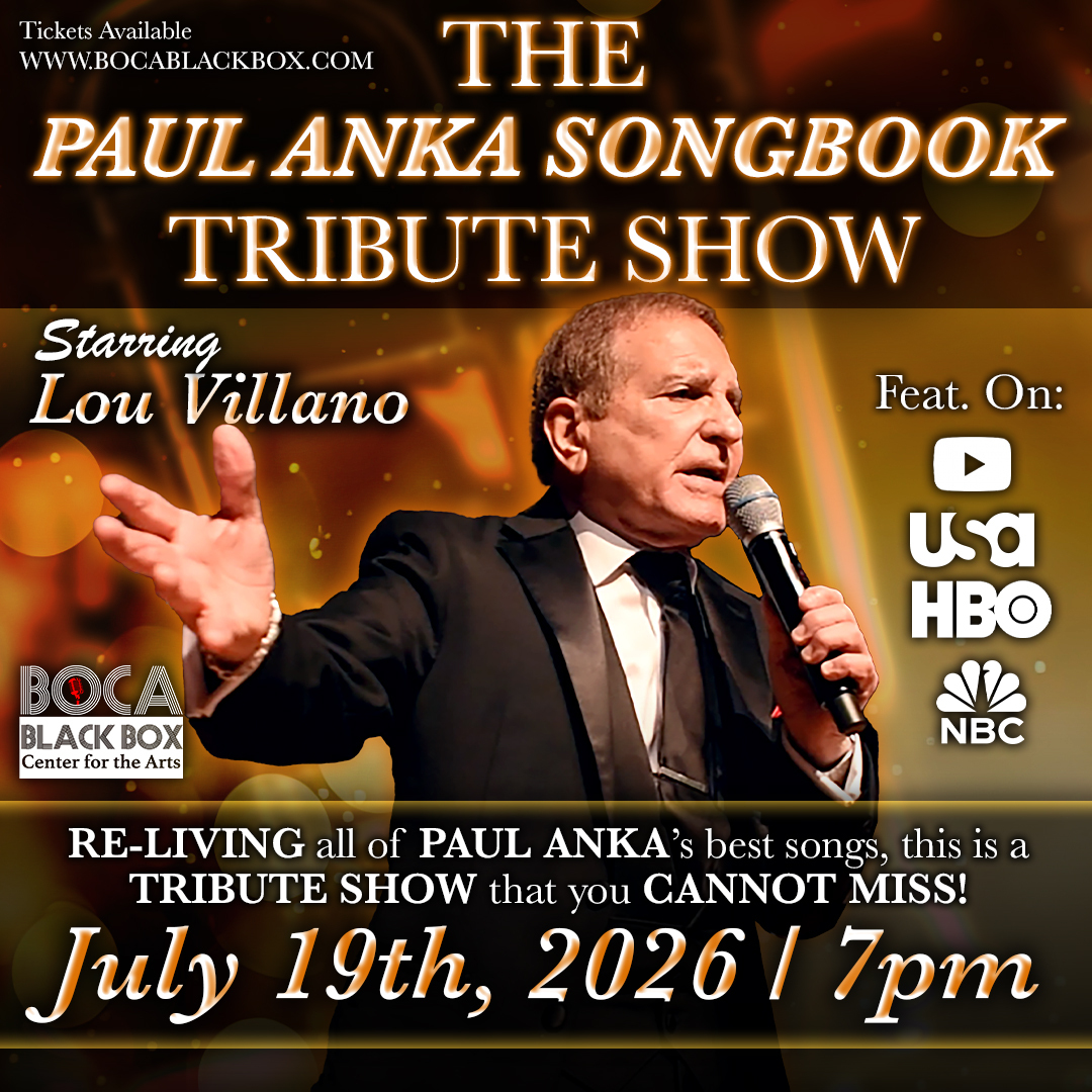 The Paul Anka Songbook Tribute Show Starring Lou Villano