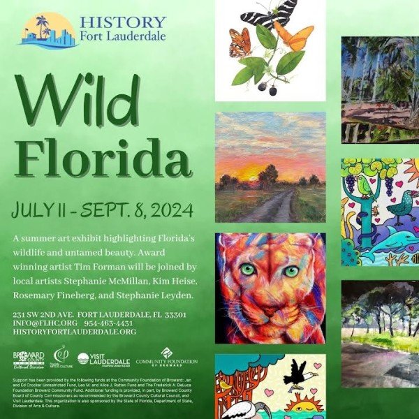 History Fort Lauderdale presents “Wild Florida,” A Fine Art Exhibit