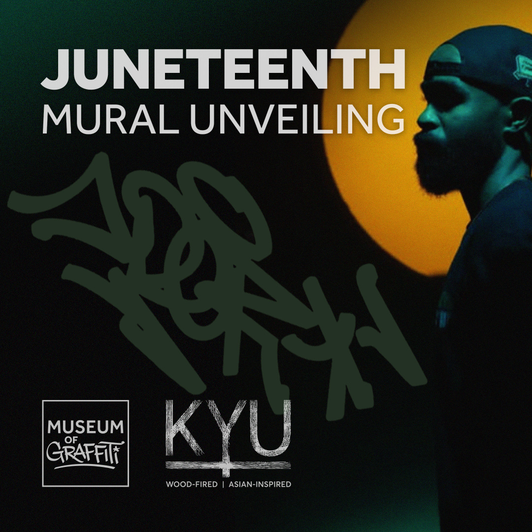 Juneteenth Mural Unveiling followed by Art Talk and Drink Specials at KYU