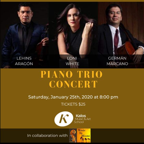 Piano Trio Concert: Music by Turina, Bruch & Piazzola