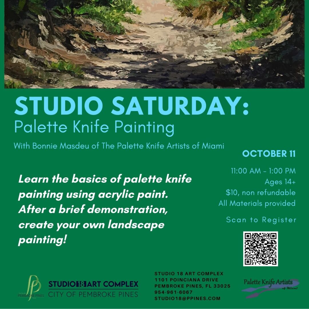 Studio Saturday: Palette Knife Painting