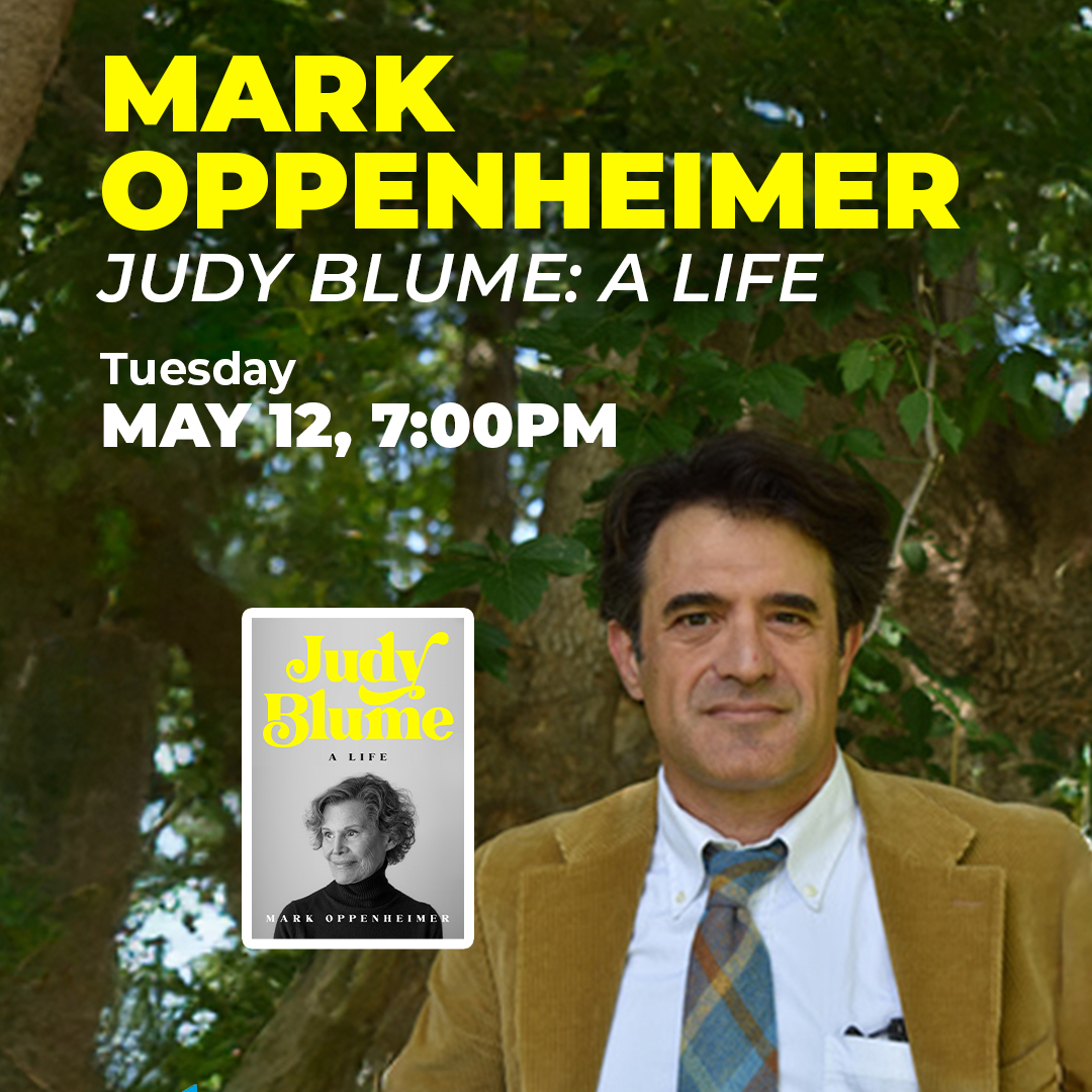 An Evening with Mark Oppenheimer on Judy Blume: A Life